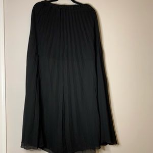 Long Pleated Skirt